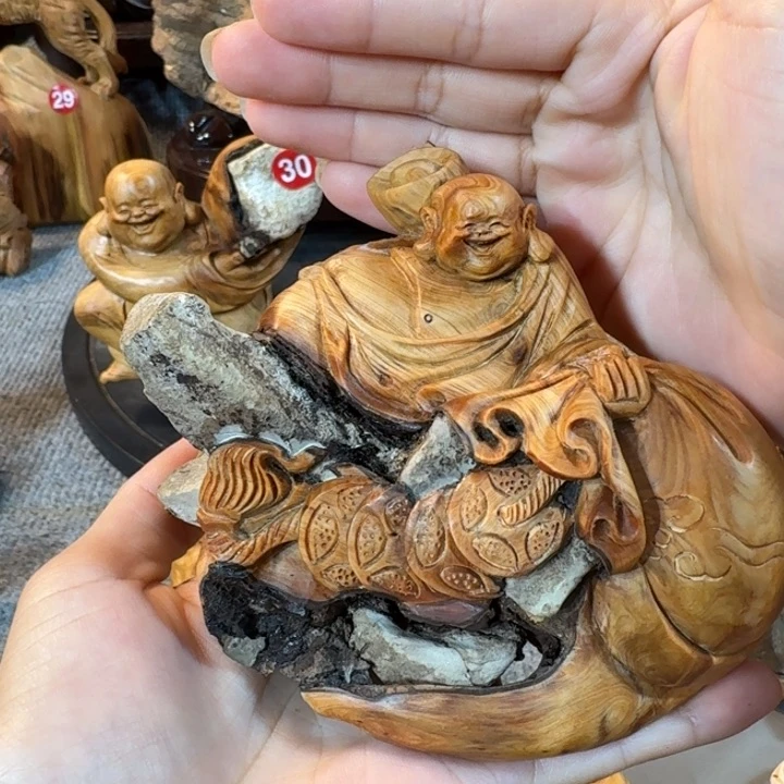 崖柏摆件手把件等