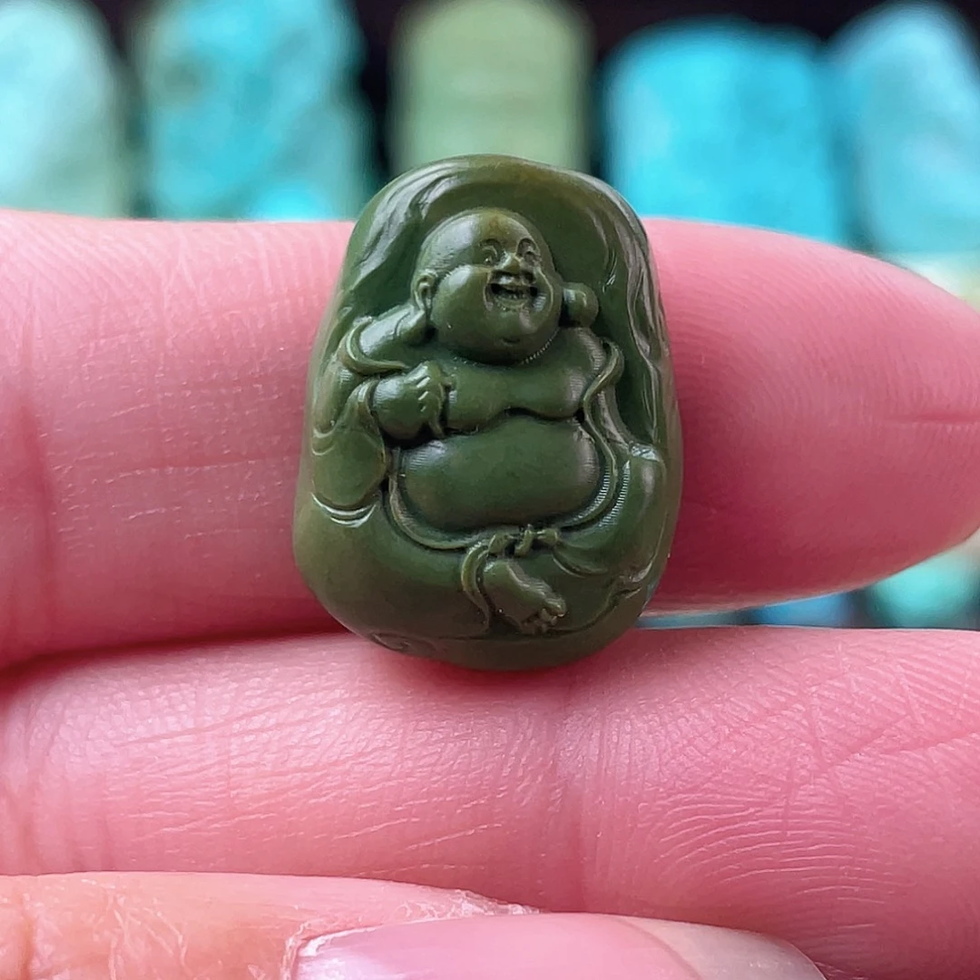 绿松石未镶嵌平安扣