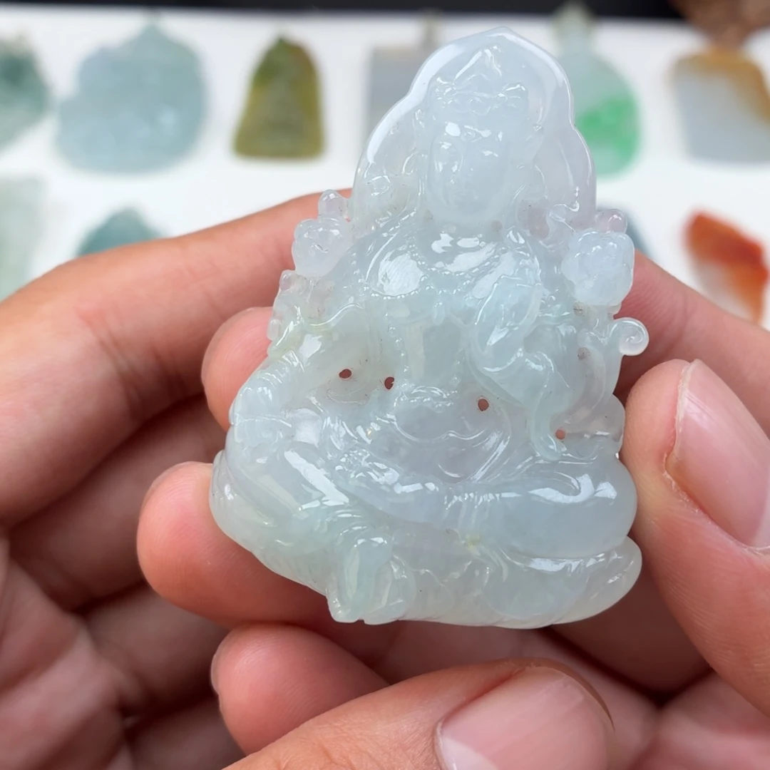 定制翡翠未镶嵌度母