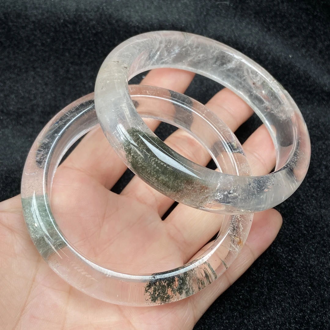 【星浩珠宝】绿幽灵手镯10-10T144H369【多样性发一件】54-63