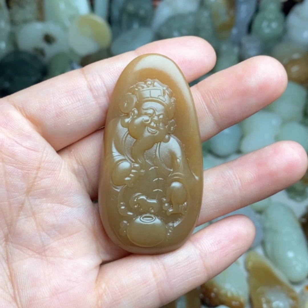 【闪购商品】未镶嵌和田玉挂件千*顺