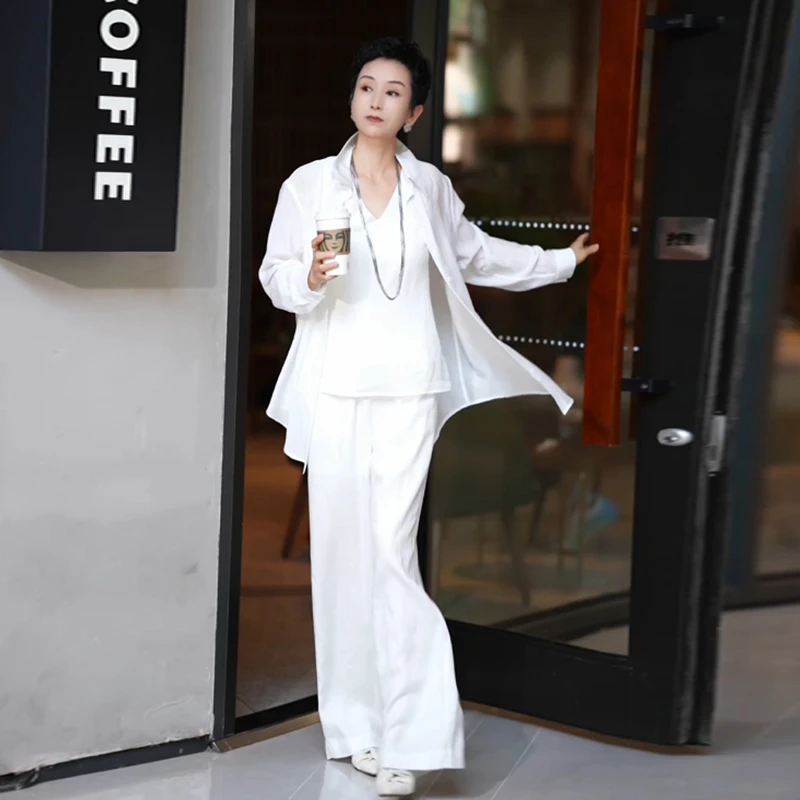 溏朵记 2025夏季新款百搭休闲衬衫薄款上衣开衫外套88179