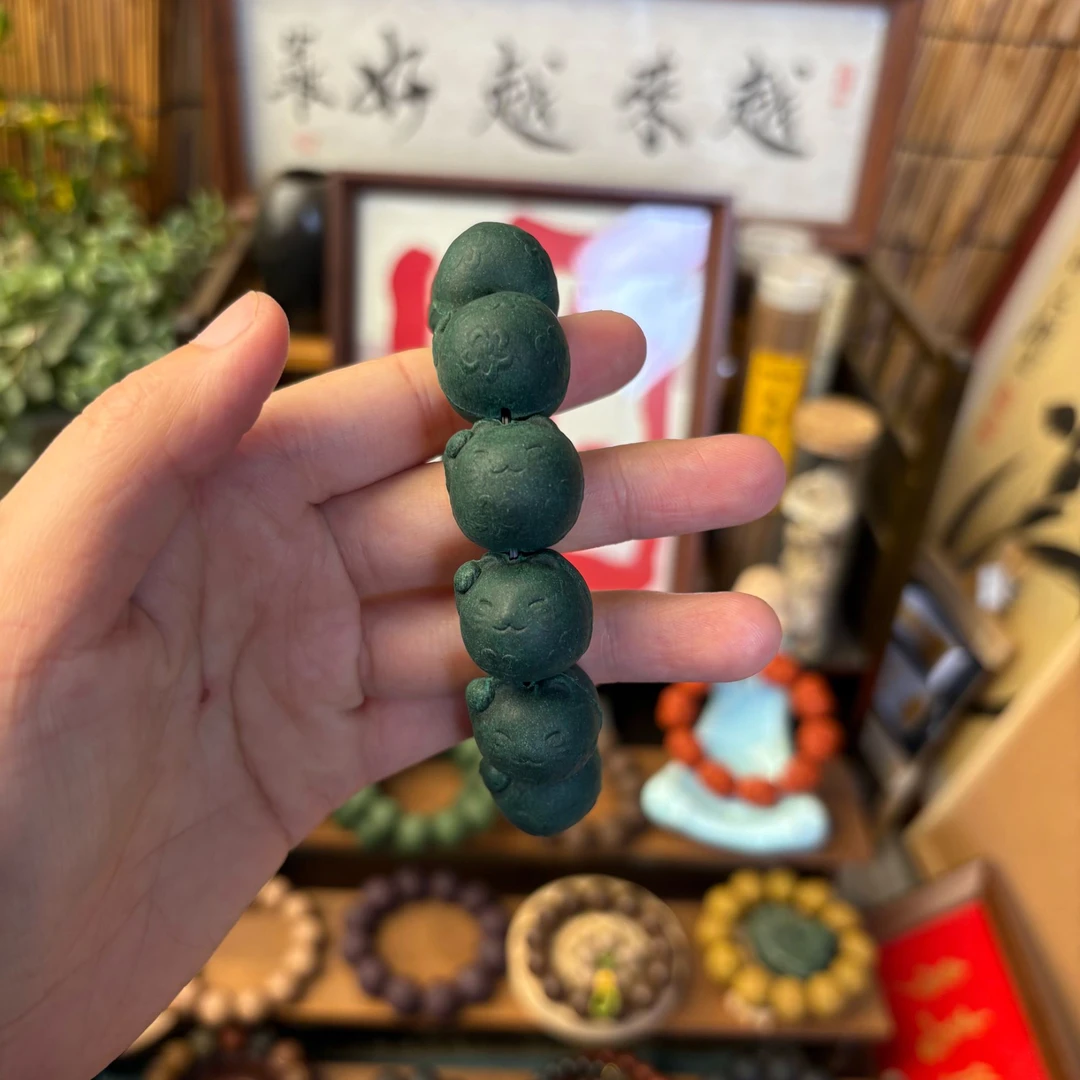 茉莉龙井香手串手工合香