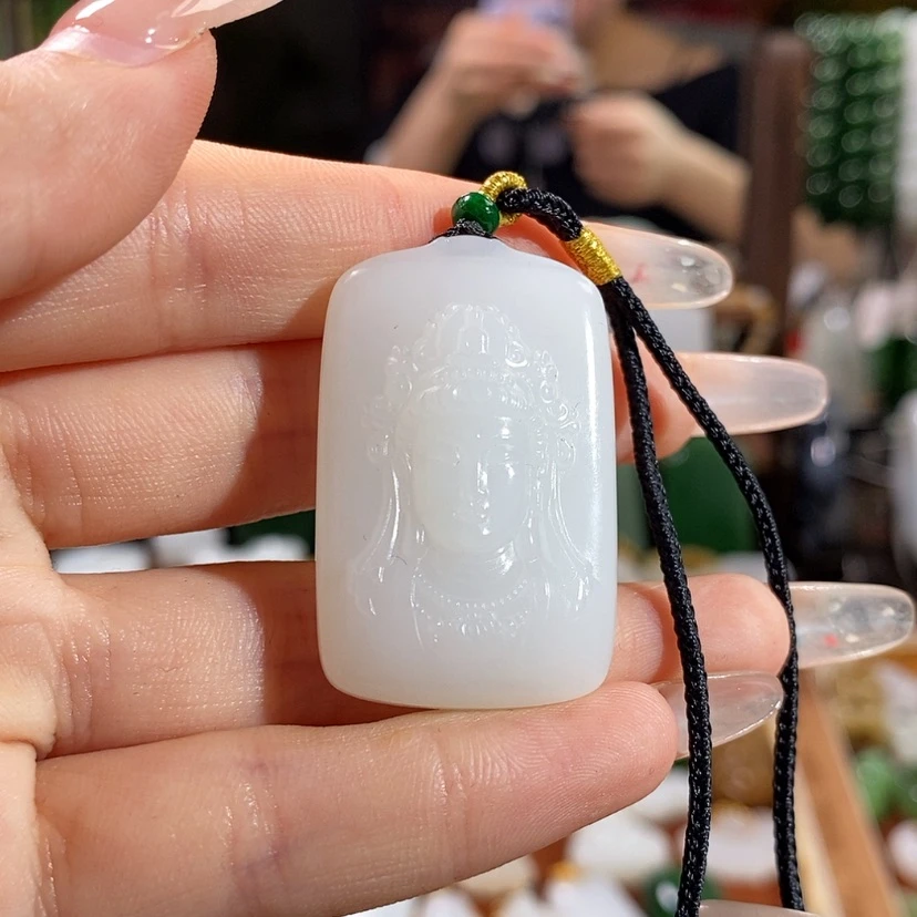 【闪购商品】和田玉未镶嵌吊坠(赠链)