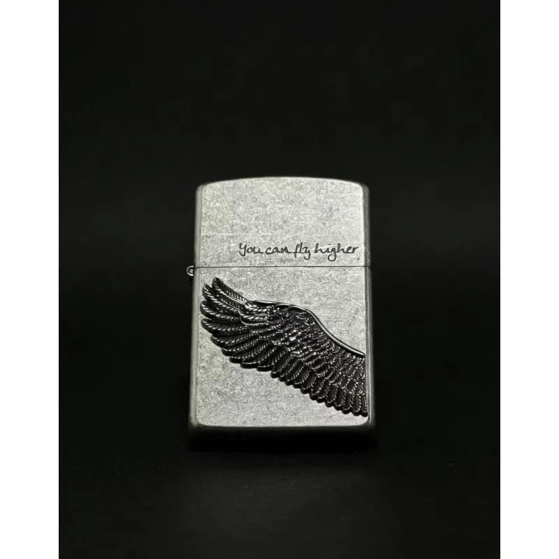 飞的更高 银打火机【全新机无油】