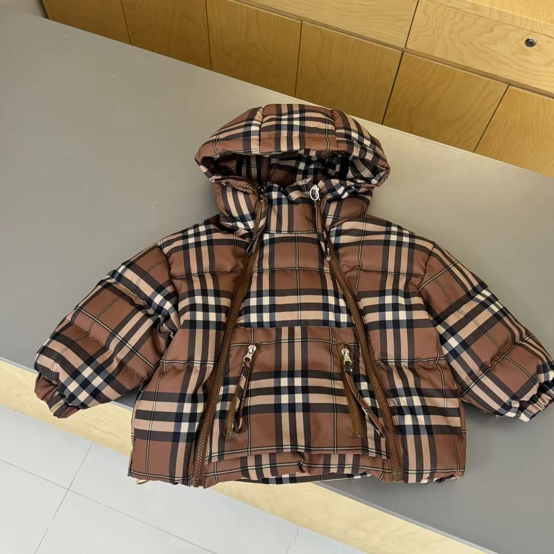 2024冬季新款中小童韩版 双拉链连帽羽绒服 TXB24846