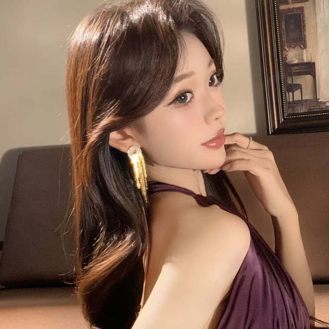 FULL GIRLISH耳环02081轻奢流苏百搭耳钉耳饰