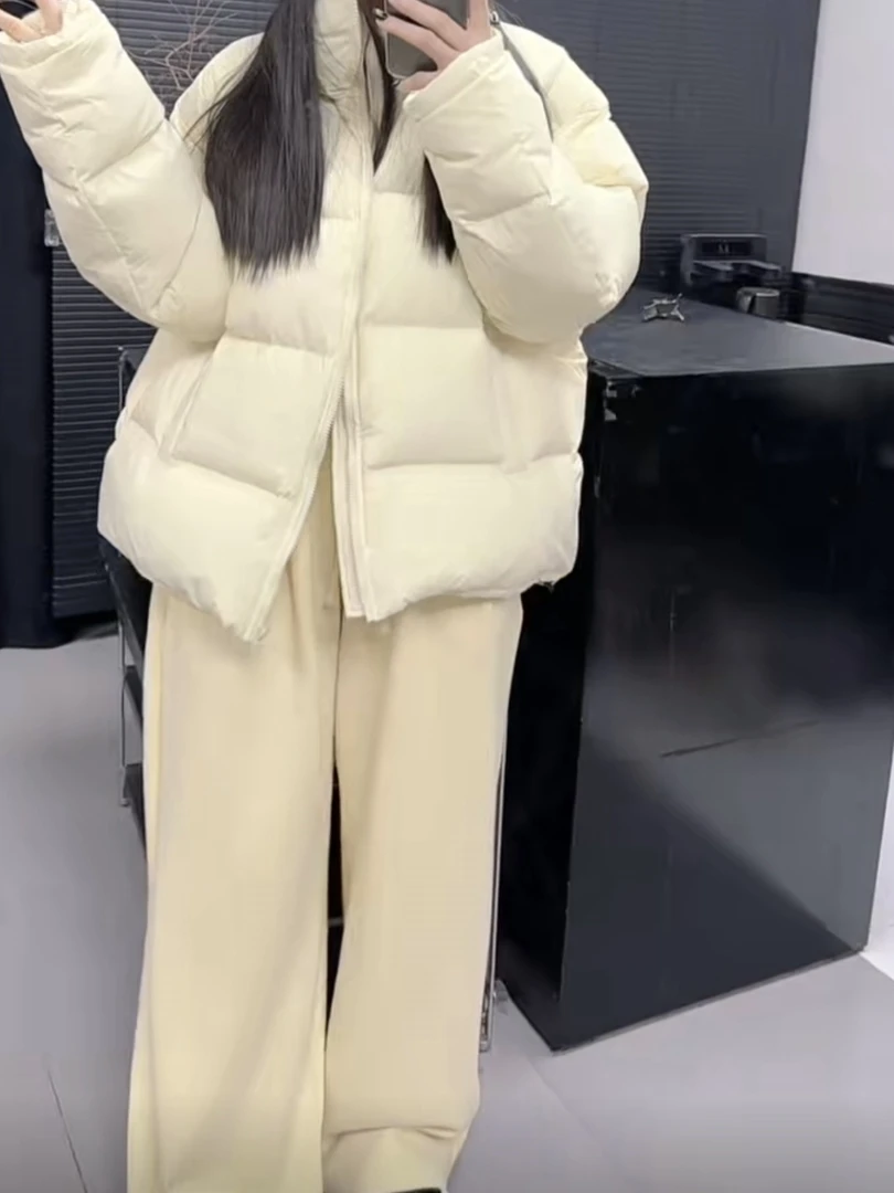 【東Room】秋冬新款多色纯色加绒加厚休闲阔腿裤时尚潮流百搭舒适