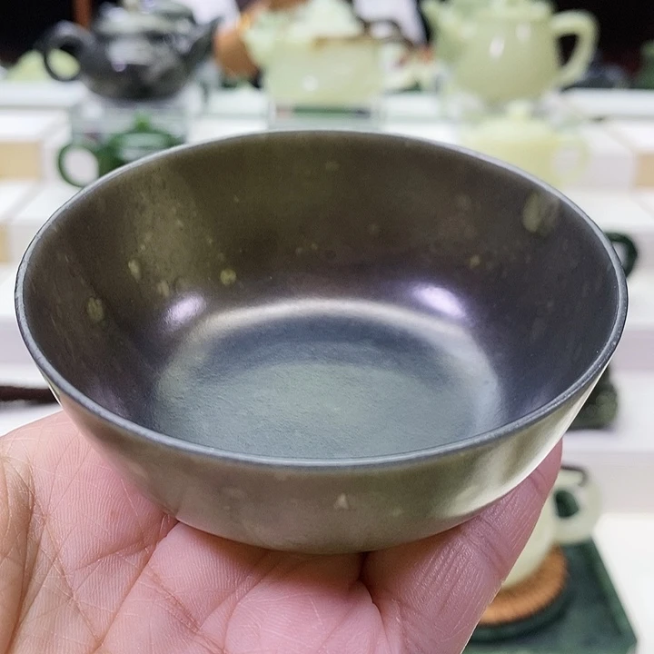 未镶嵌和田玉挂件茶碗120ml