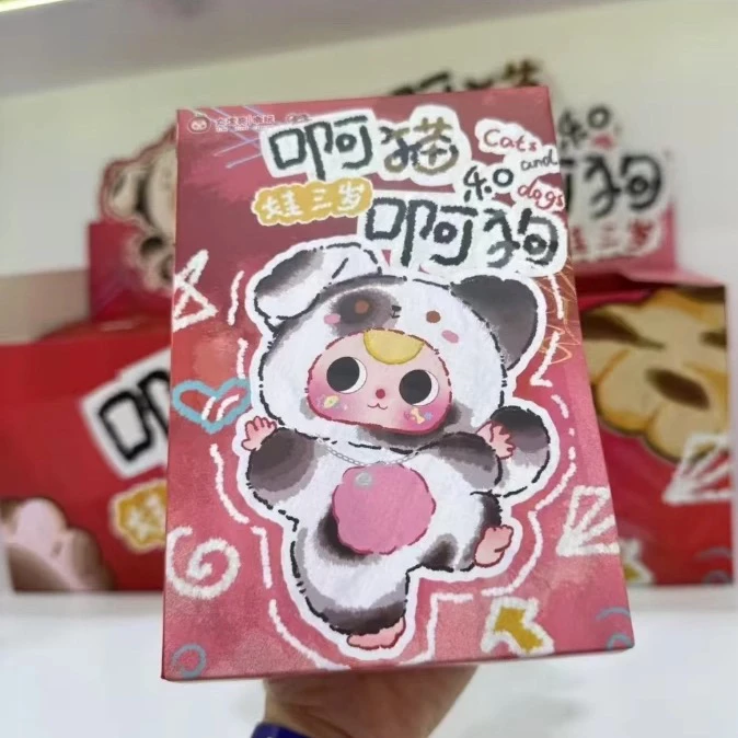 娃三岁babythree阿猫阿狗盲盒潮玩