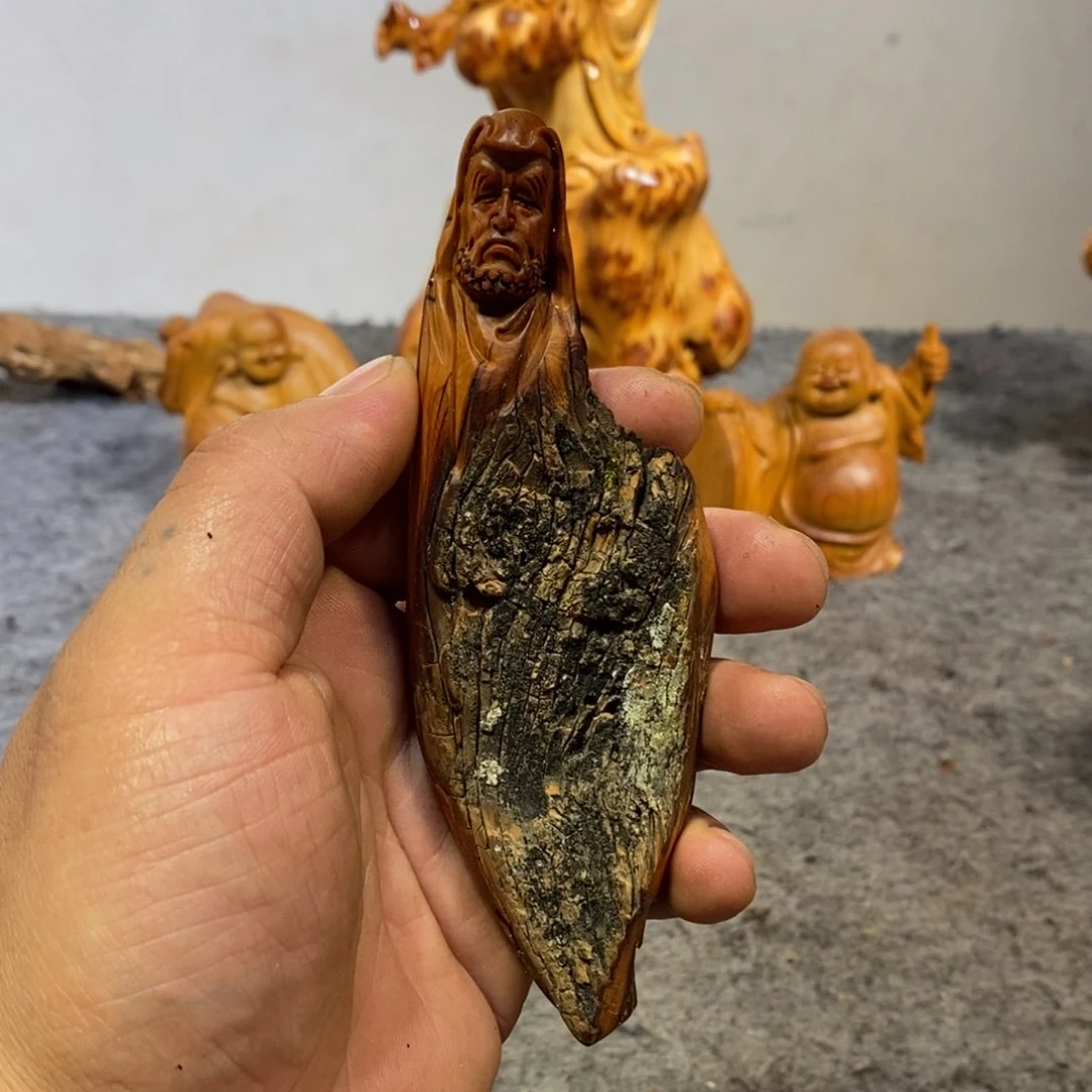 柏木（崖柏）木雕工艺品摆件家居装饰手把件