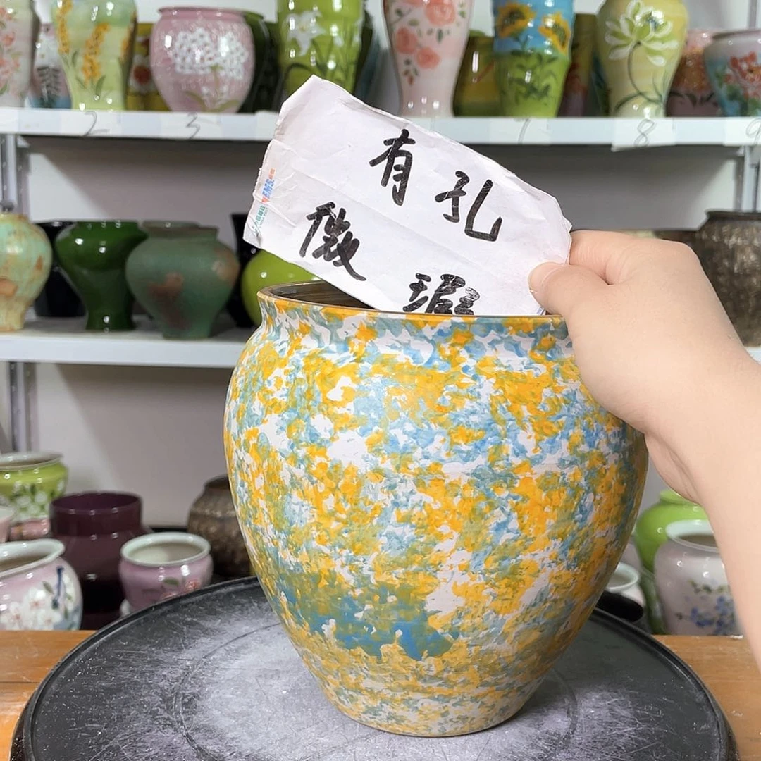 景德镇陶瓷花盆花器暇256