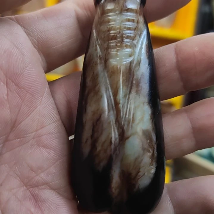 慧***隆和田玉（糖玉）未镶嵌挂件