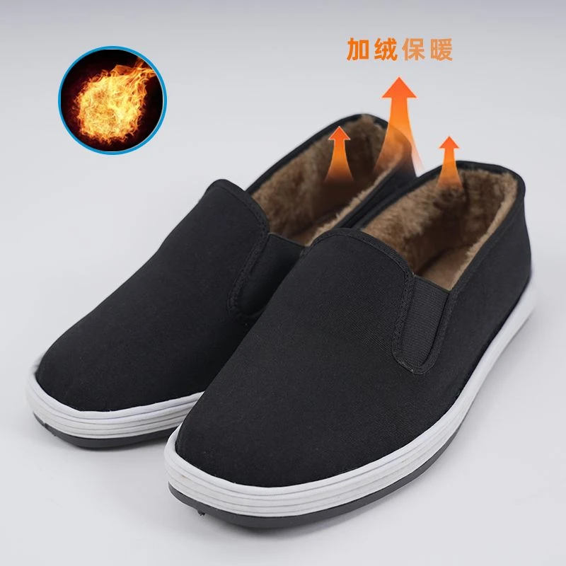 【千层底】加绒保暖软底布鞋男士中年手工舒适老北京四季休闲工作鞋