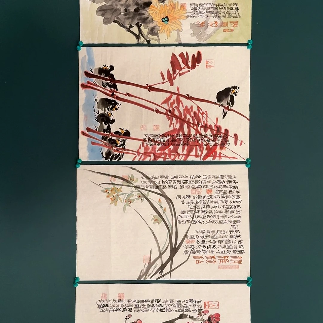 国画邹老师的作品