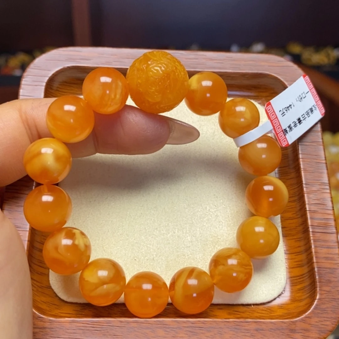 【闪购商品】蜜蜡手链未镶嵌手串