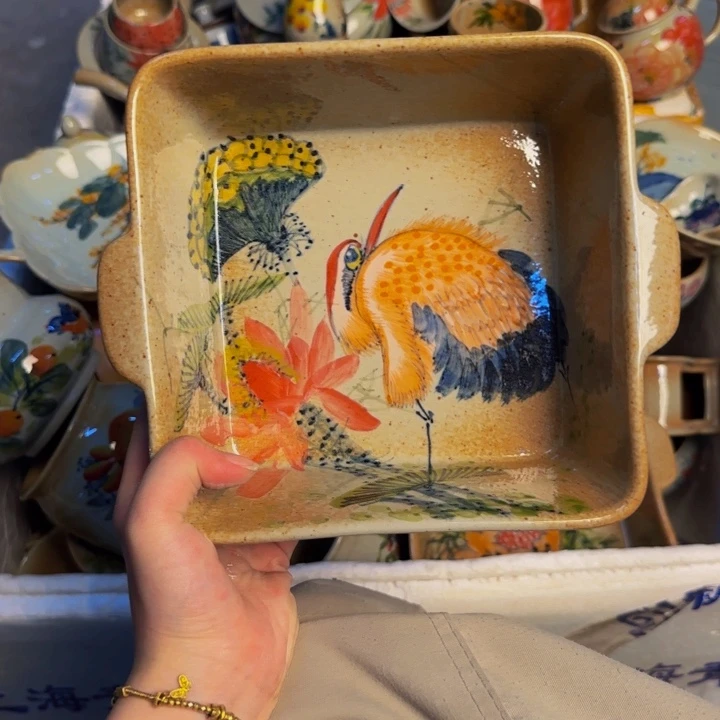 瓷片景德镇陶瓷手工手绘