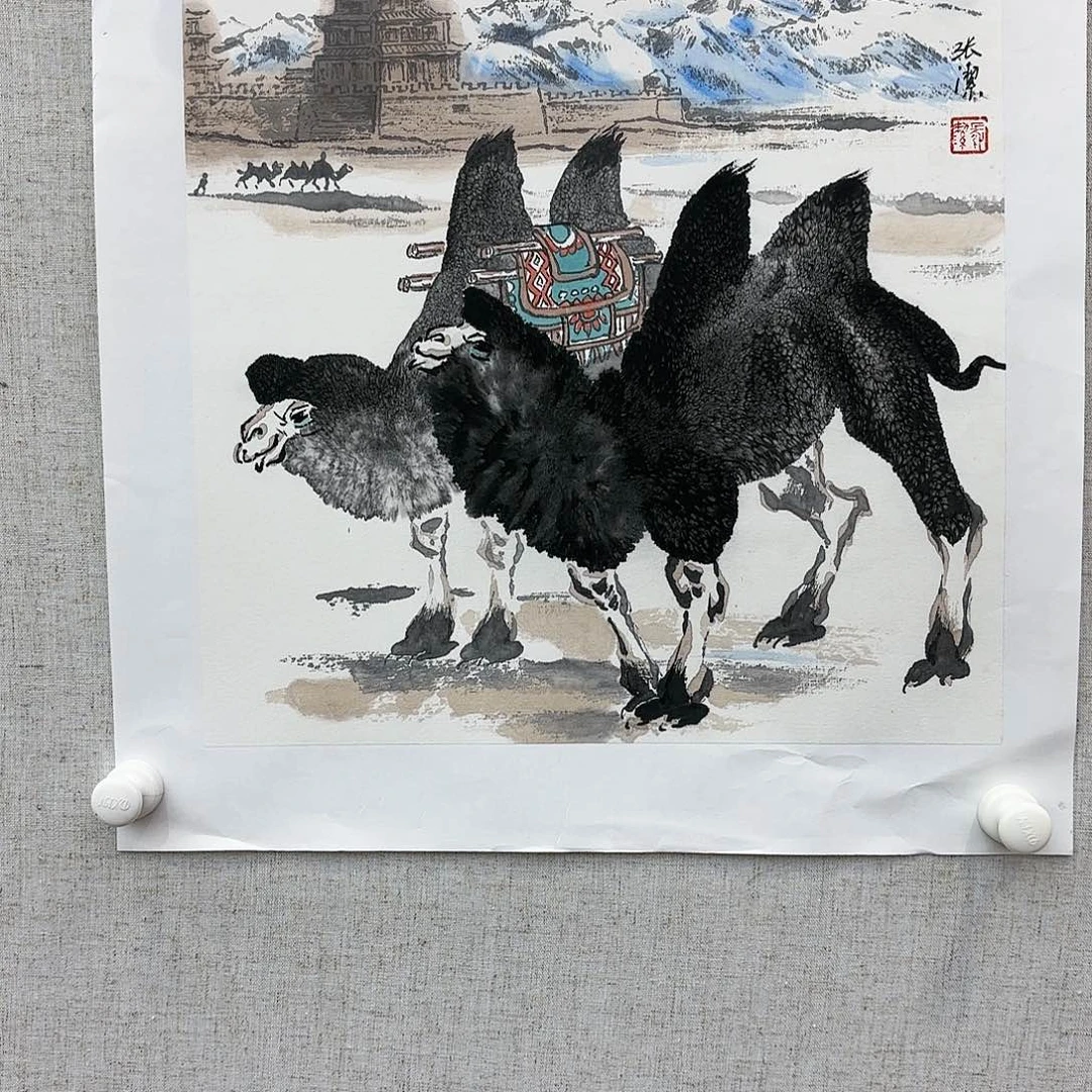 国画亲笔手绘原创