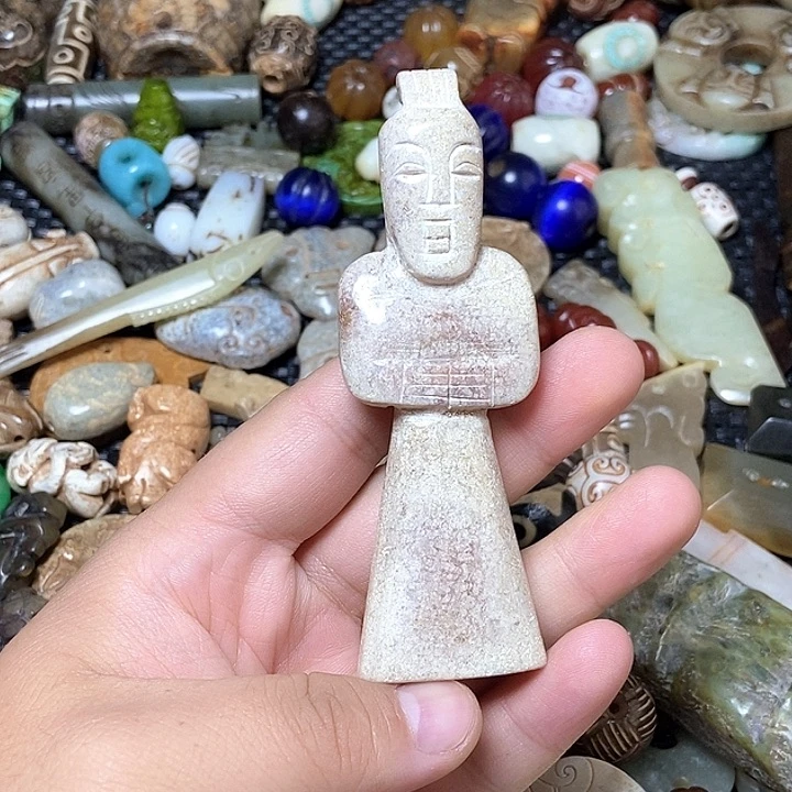 和田玉未镶嵌颈饰129