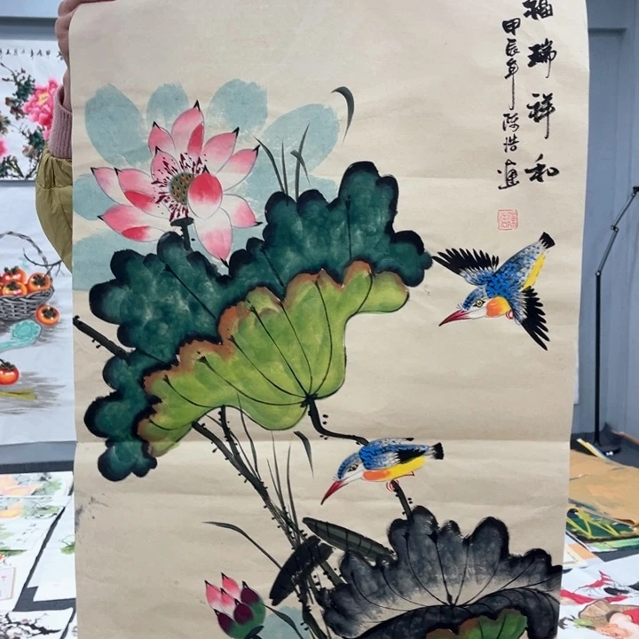 国画我的心好痛啊我的心真的好痛啊好