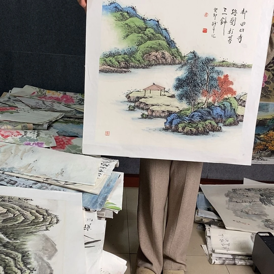 国画手写手绘国画作品98