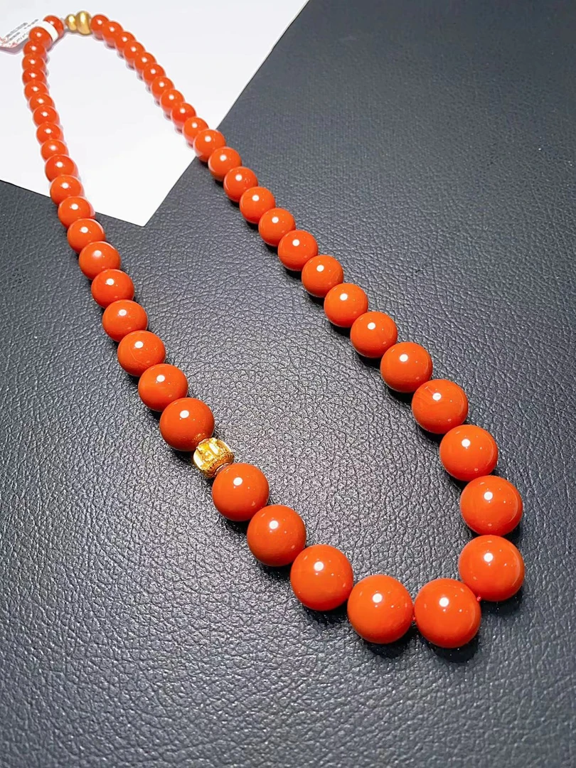 南红项链A1021-12