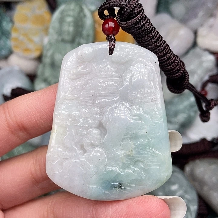 颈饰未镶嵌翡翠翡翠