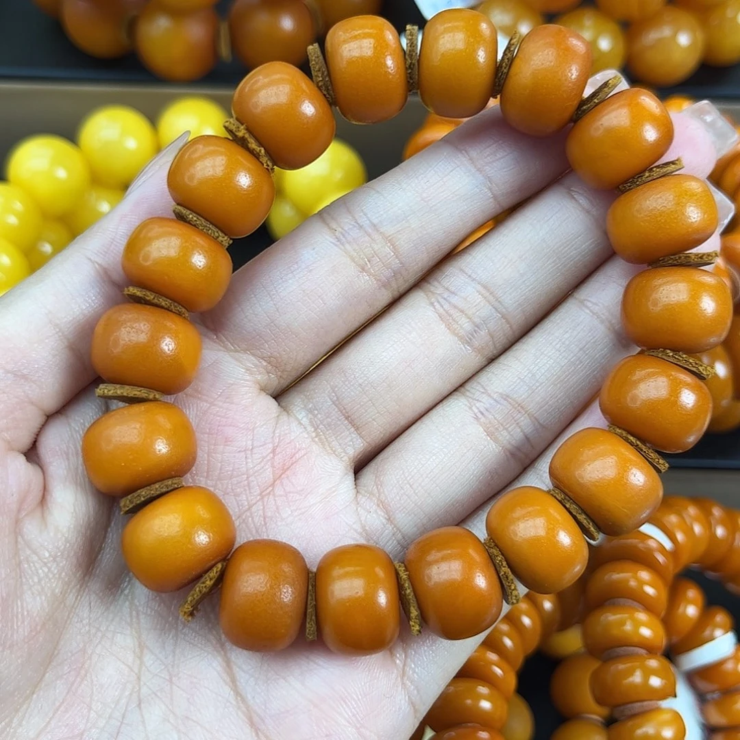 未镶嵌琥珀手链蜜蜡