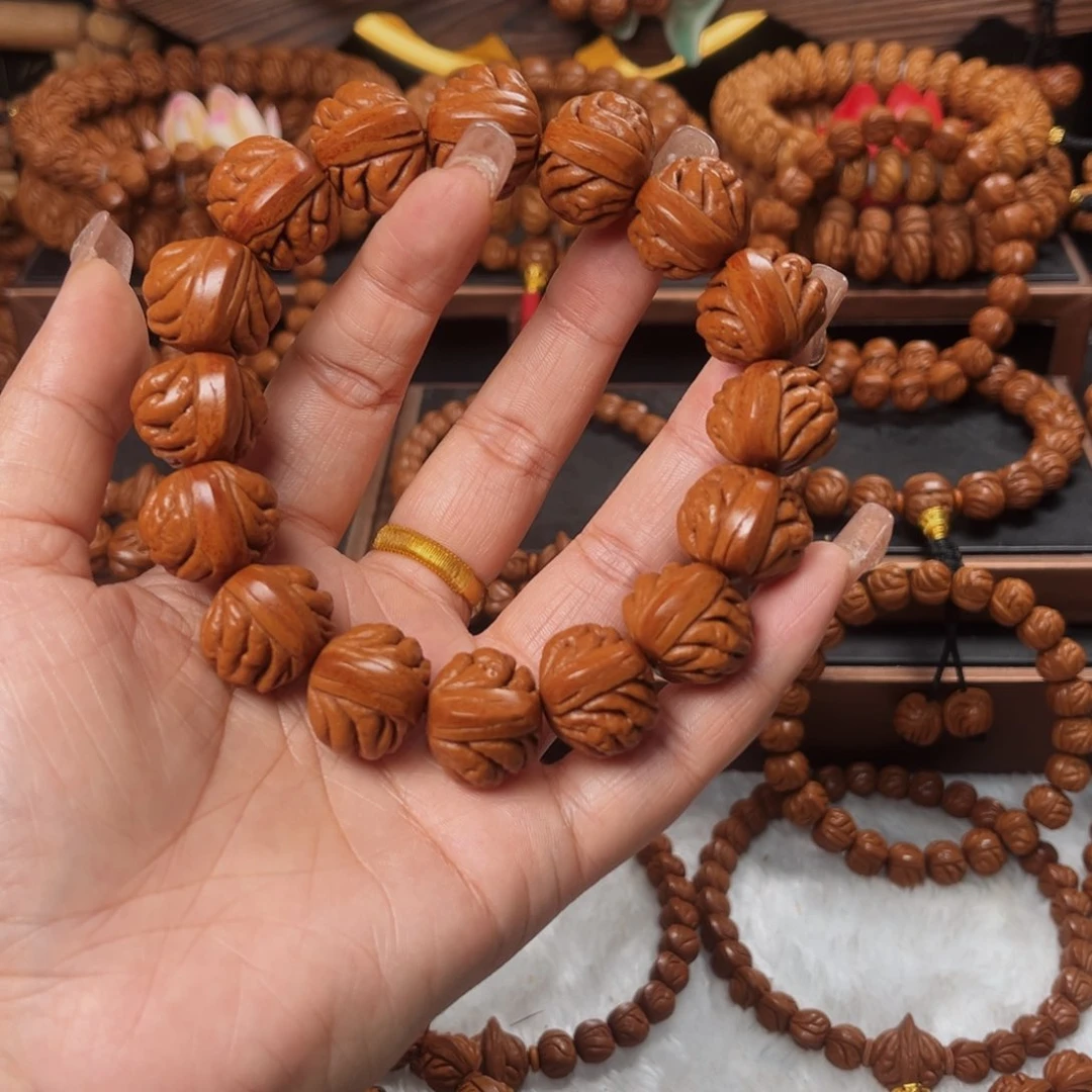 桃核手串20精品大哥串豹子头