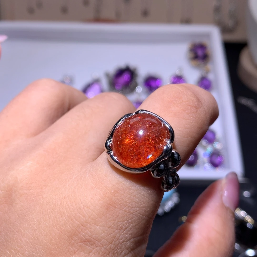【闪购商品】水晶戒指银S925镶嵌?****?戒指