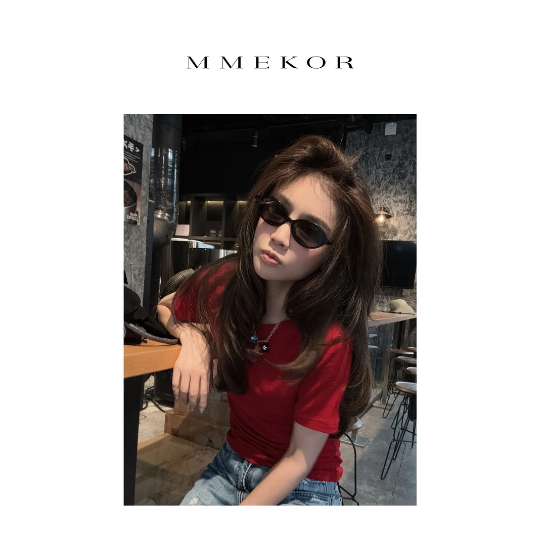 MMEKOR“调色短袖”T恤 2025新款职场不费力百搭休闲短袖 89759