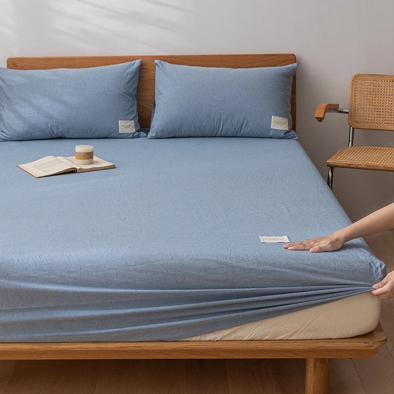 床笠单件纯床罩床单席梦思床垫防尘保护罩套全包防滑床垫套加厚