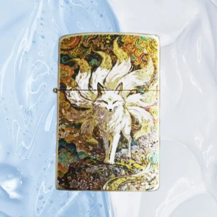 ZORRO佐罗九尾白泽防风打火机男士送男友达人a16499无油