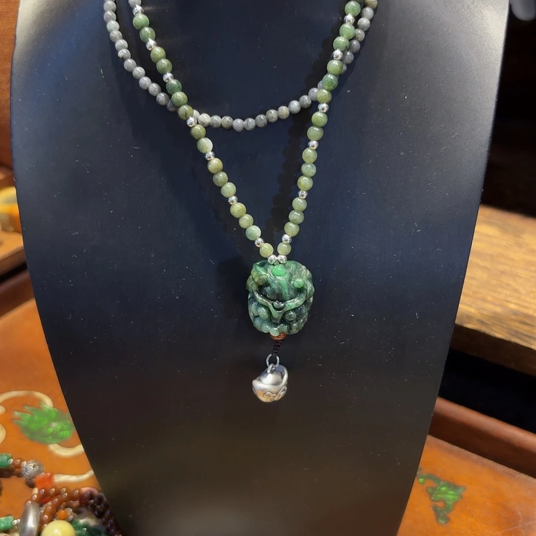 翡翠颈饰未镶嵌原创