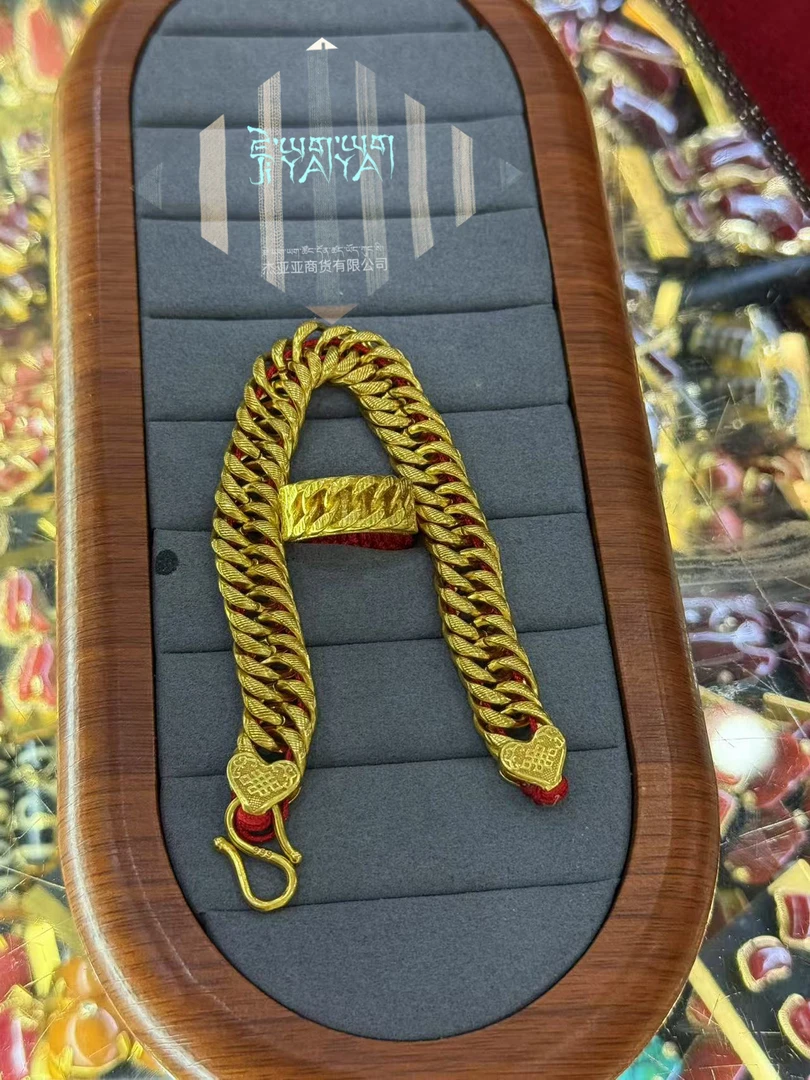 非金属锦纶手链 金色女款手链民族风