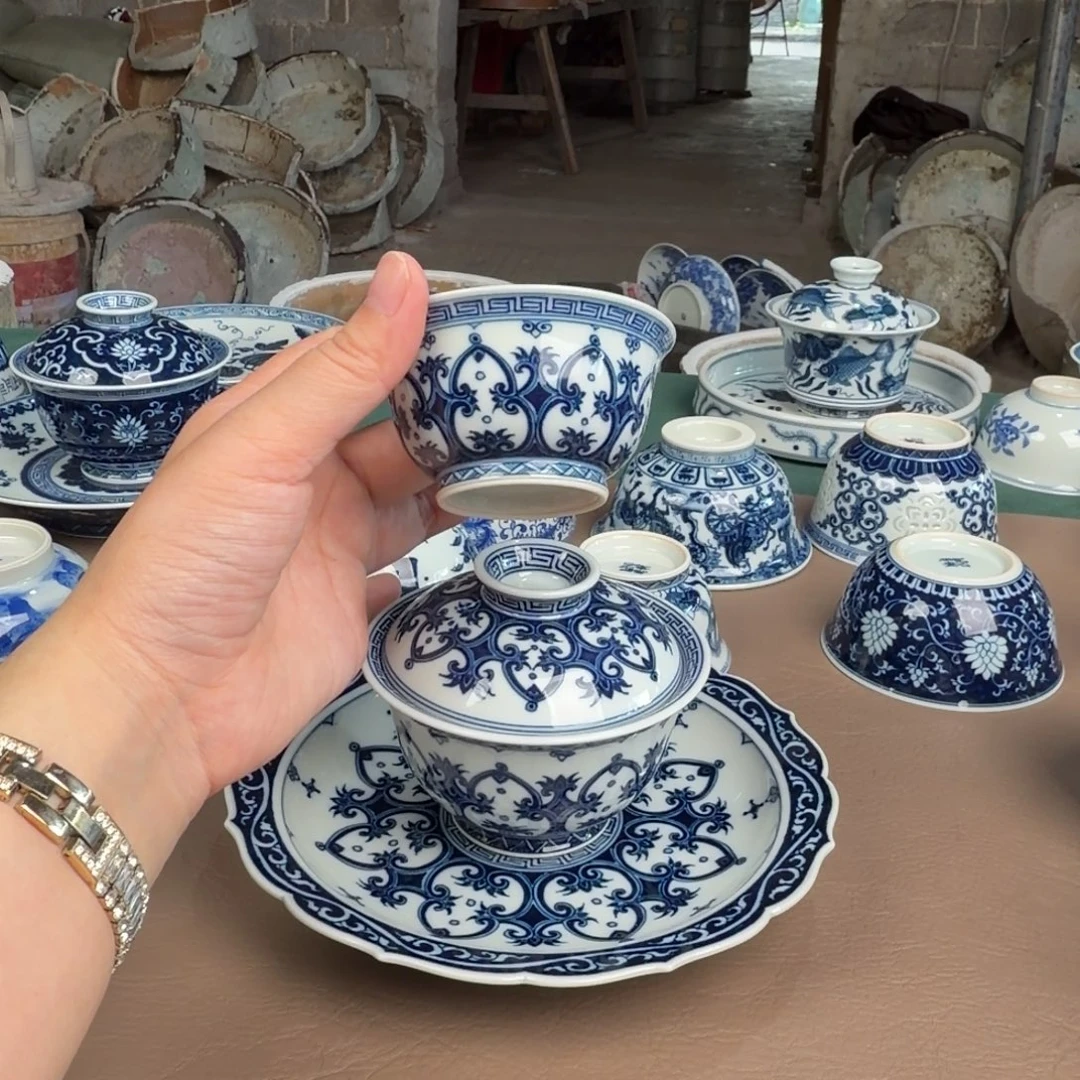 景德镇陶瓷手工手绘