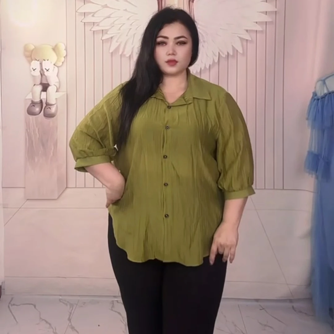 胖美女大码女装大码体恤 13