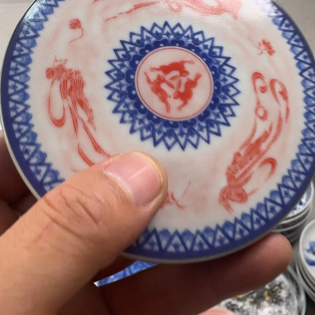 杯敦煌飞天盖置景德镇