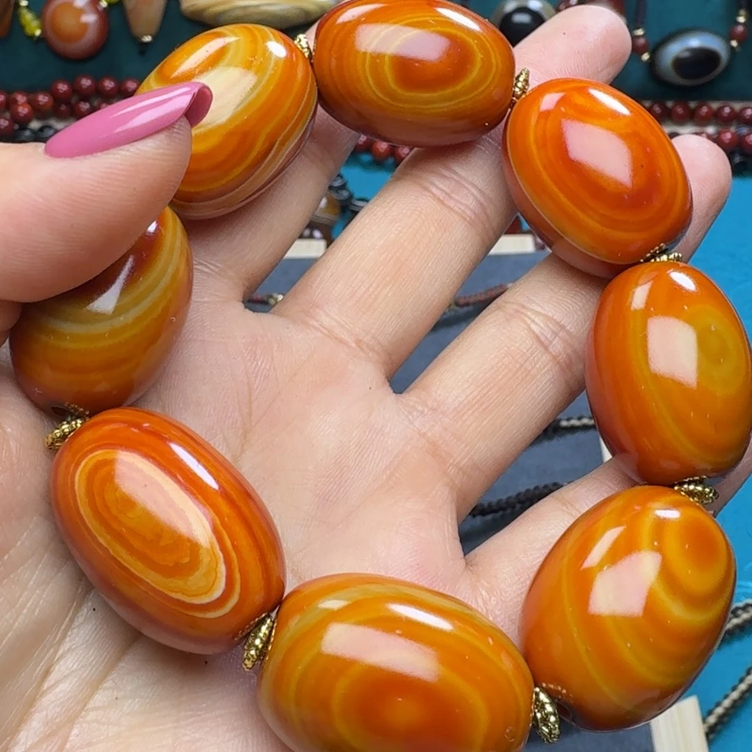 玛瑙/玉髓未镶嵌项链