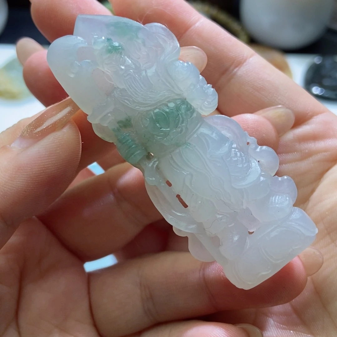 定制翡翠未镶嵌麦****制翡翠
