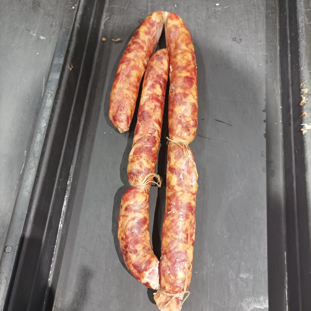 【腊香肠】全青冈柴熏制48小时，29.8/斤，500g一份