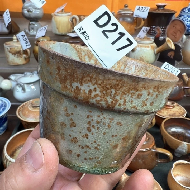 摆件217景德镇手工柴烧主人杯 福利