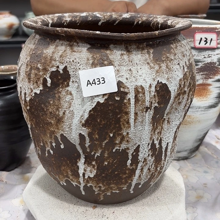 摆件高27，口19，有孔433