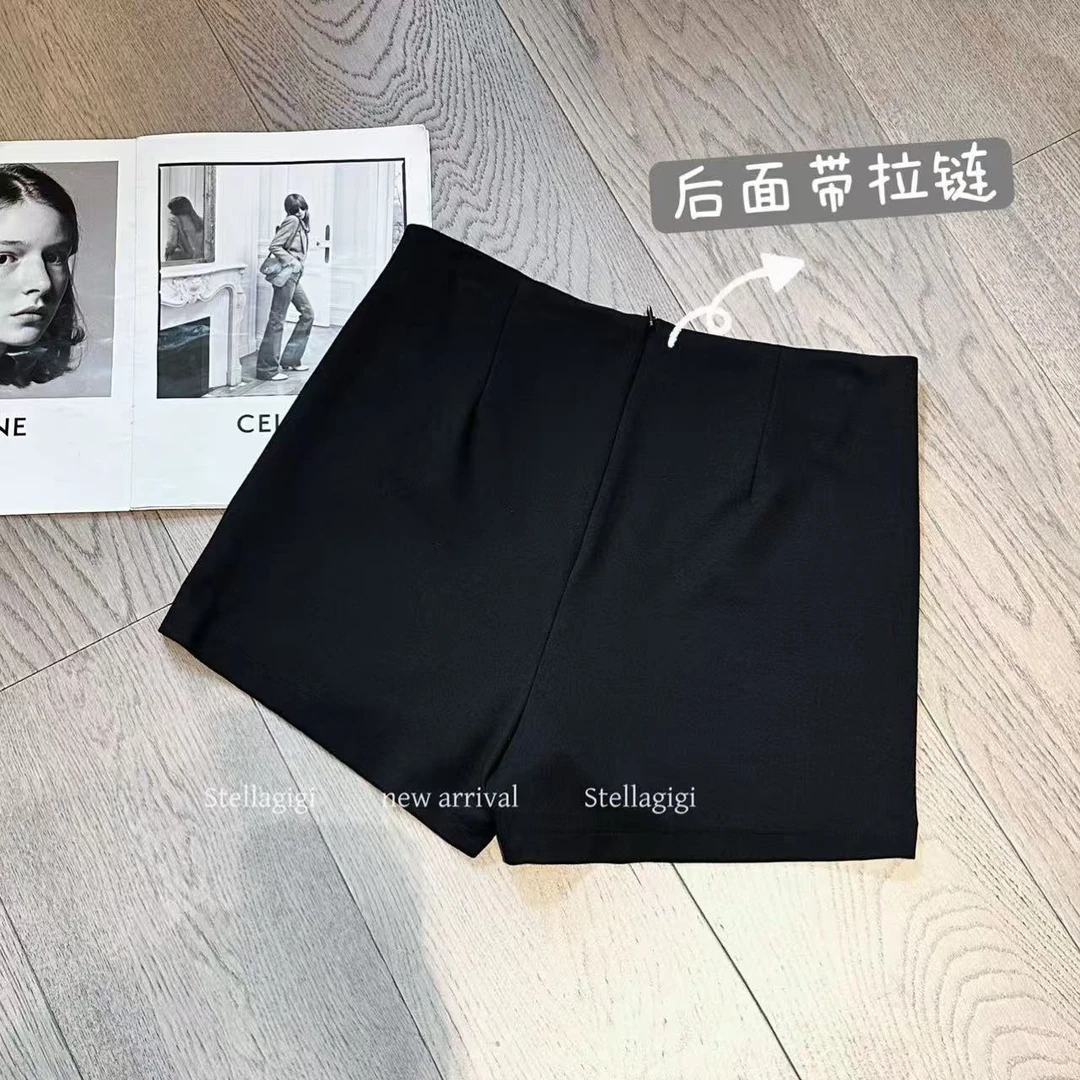 SG / 郭幂幂 AW 早秋新品 高品质简约风高腰显瘦短裤K-20251597