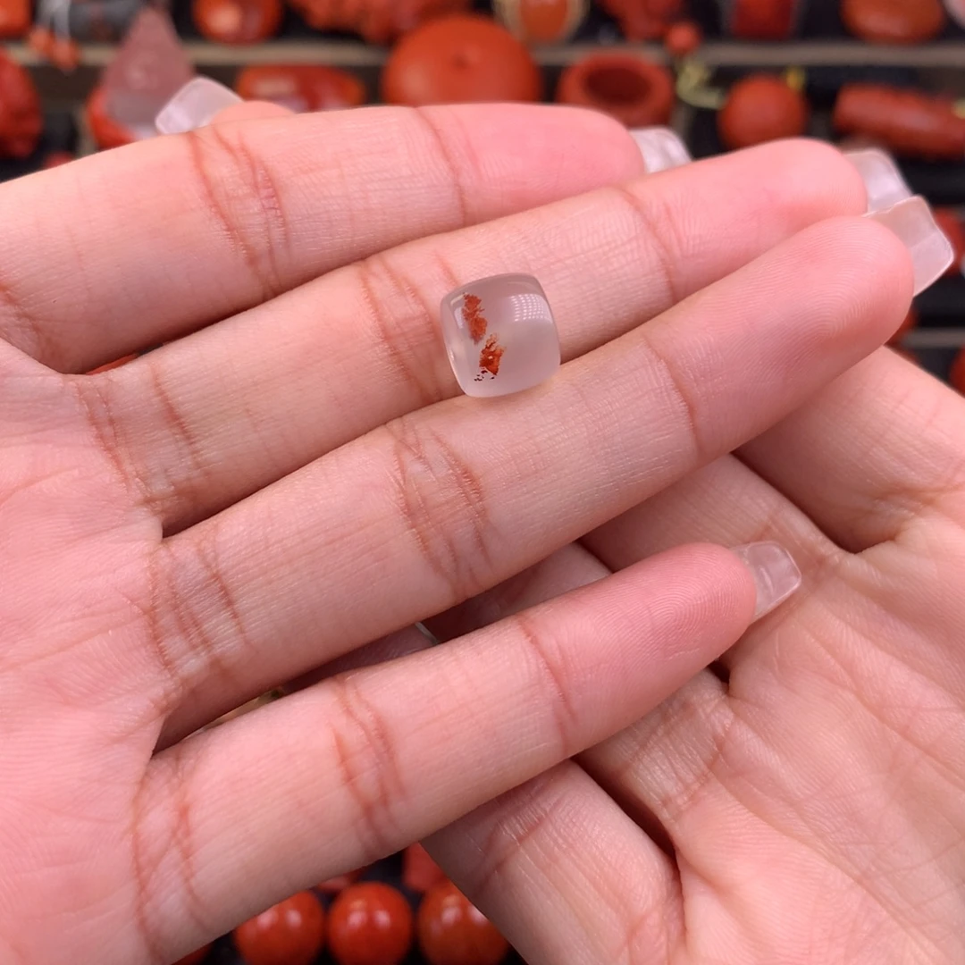 南红玛瑙未镶嵌冰飘直切10