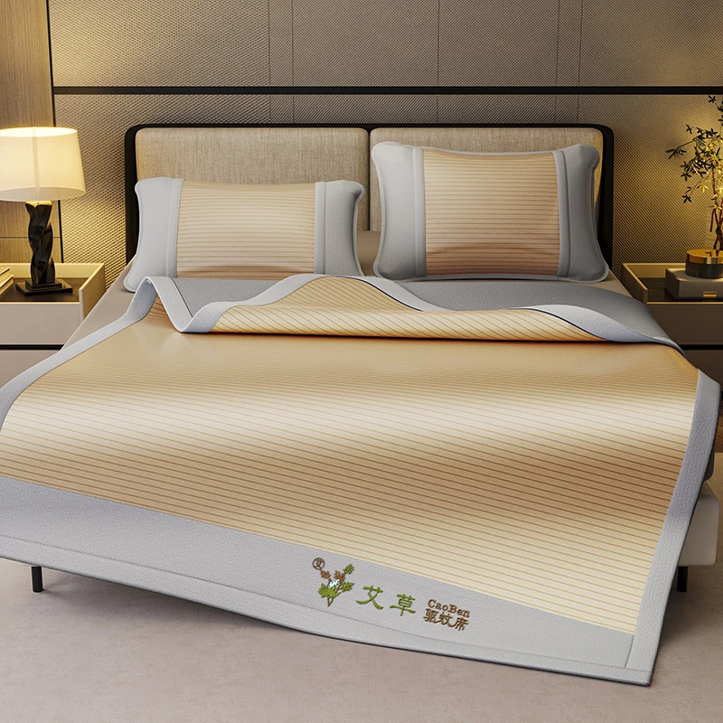 夏天凉感冰丝凉席2025新款夏季空调席床垫三件套床笠学生宿舍单人
