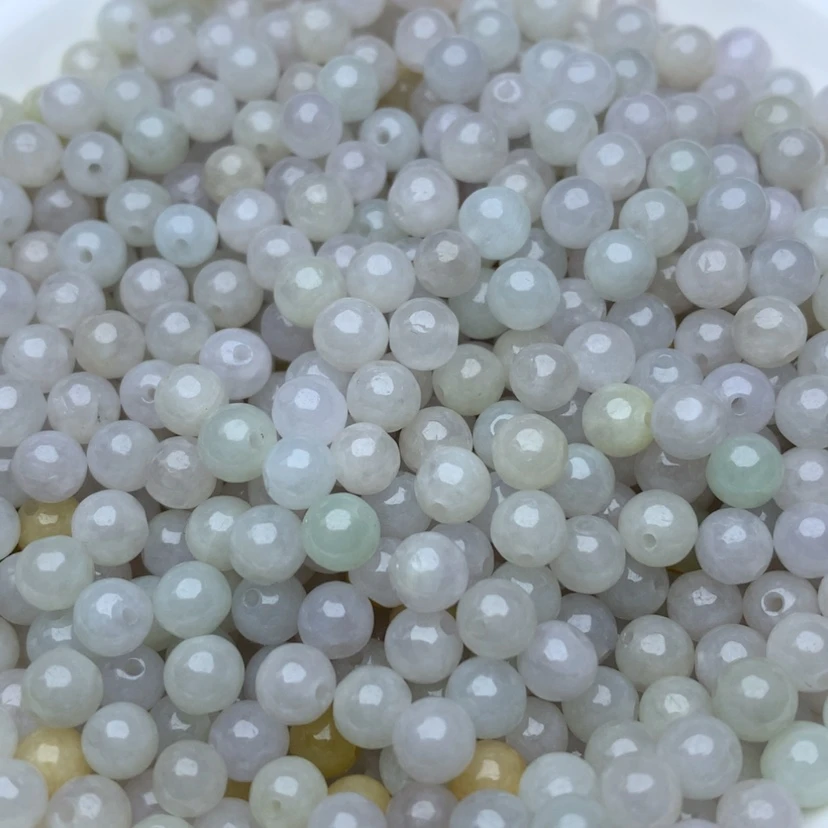 【闪购商品】翡翠手链未镶嵌卡5.4冰珠子50颗