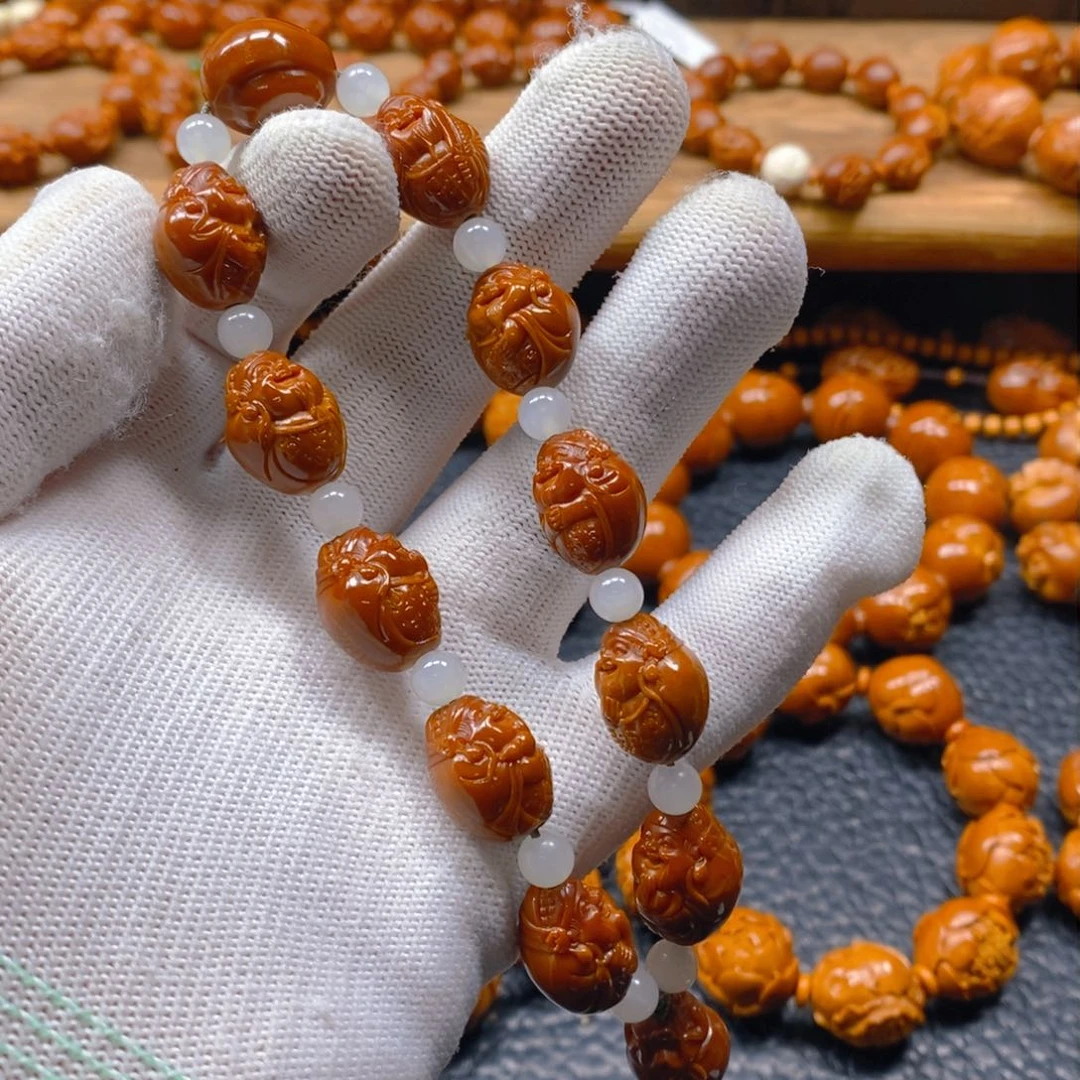 手串/手链橄榄核一青老师1.3十全富贵财神