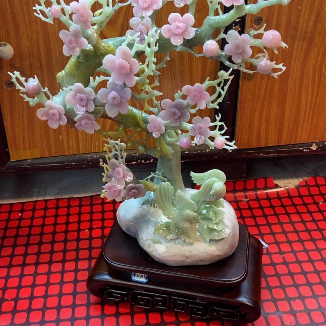国***平石材天然岫岩玉摆件
