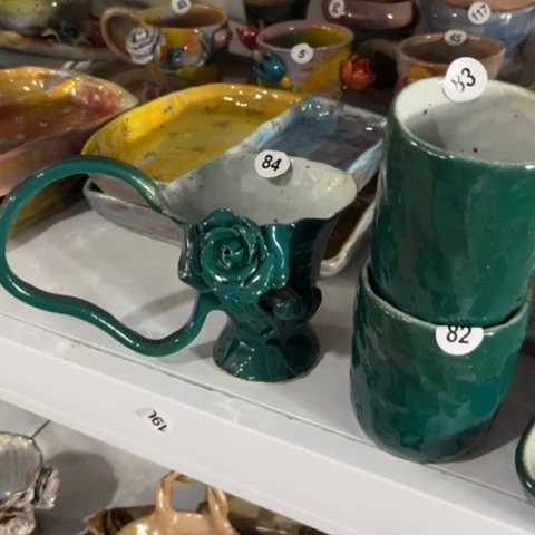 思***彤碗手捏咖啡杯壶承碗盘